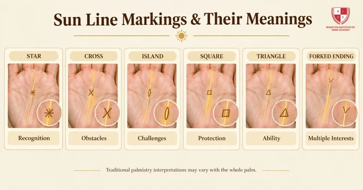 Sun Line Markings & Their Meanings